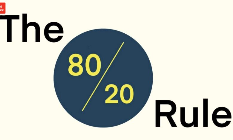 80/20 rule image