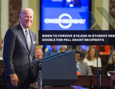 President Joe Biden Standing in a suit in front of people
