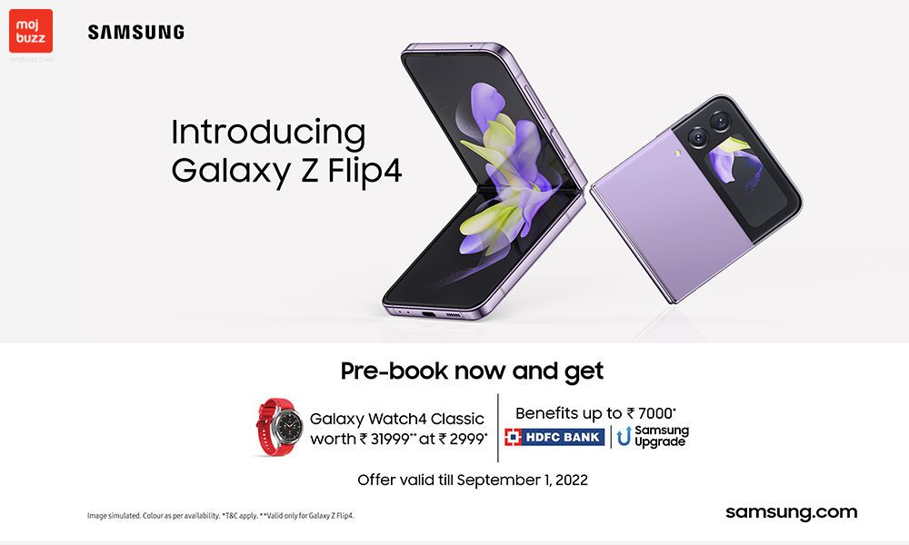 Samsung Announces Pre-book Amazing Offers for Galaxy Z Flip4 and Galaxy Z Fold4 in India