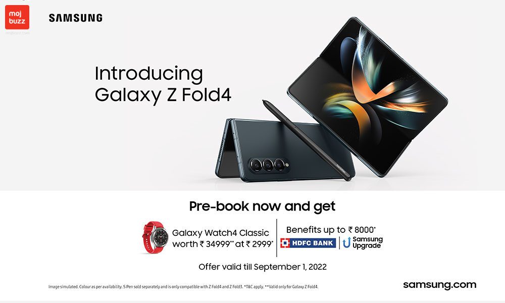 Samsung Announces Pre-book Amazing Offers for Galaxy Z Flip4 and Galaxy Z Fold4 in India
