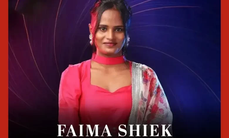 Faima Shiek from bigg boss 6 telugu giving a pose for photoshoot