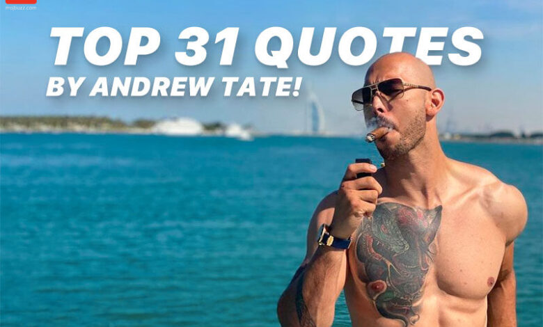 Top 31 Quotes by Andrew Tate! Most Googled Person Quotes about Success