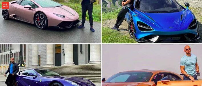 Andrew Tate's Super Cars Collections! How many cards he has? Bugatti, McLaren, Ferrari, Lamborghini, etc.