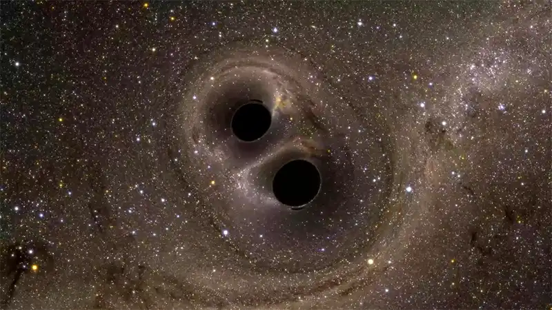 Supermassive black holes colliding