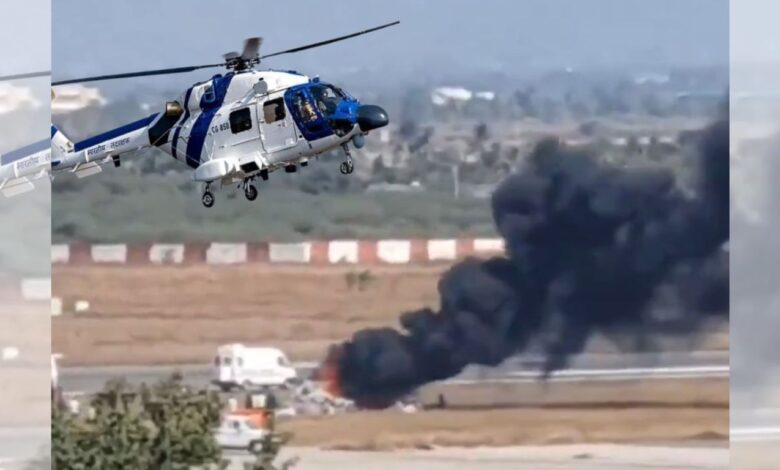 Indian Coast Guard chopper crashes in Gujarat’s Porbandar